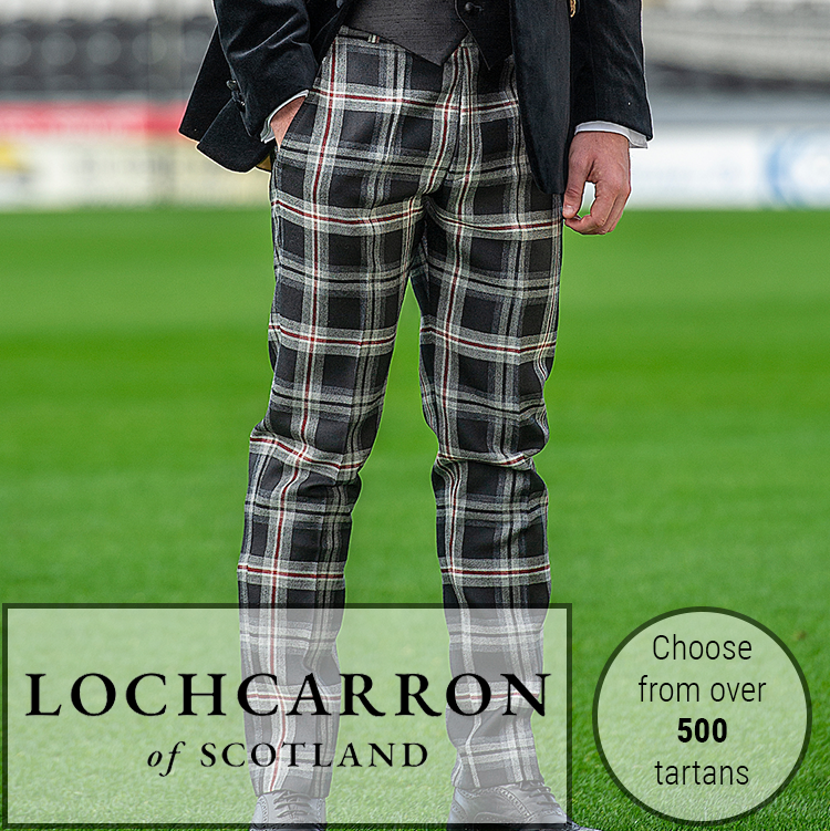 Lochcarron Wool Tartan Trousers from Slanj Kilts | Glasgow Kilt